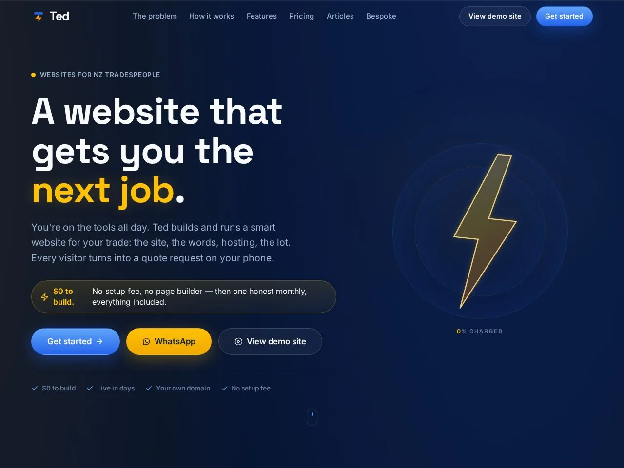 Ted tradespeople platform