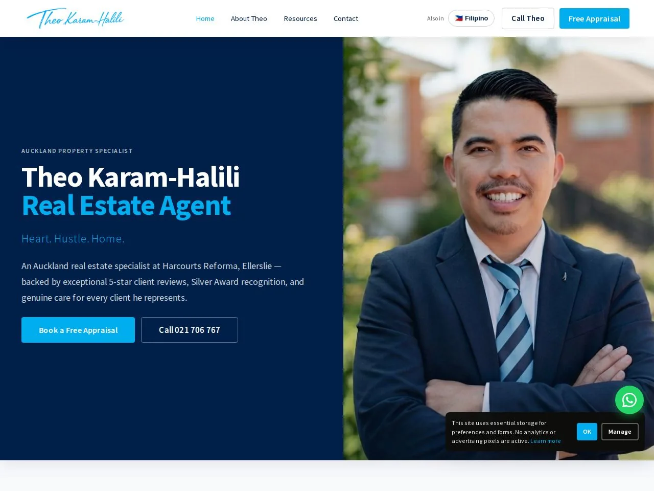 Theo Karam-Halili website