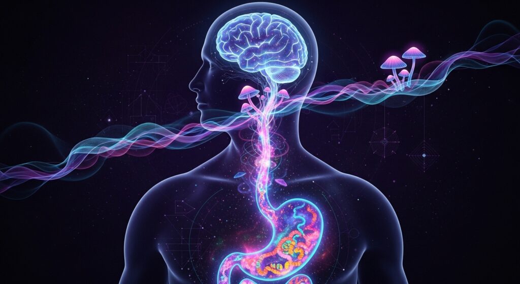 Psychedelics and the Gut-Brain Axis: Microbial Mediators of Therapeutic Efficacy